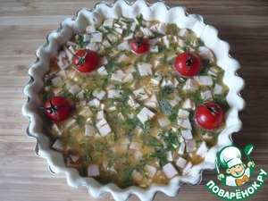 Закусочный открытый пирог для пикника"Шмели" Закусочный открытый пирог для пикника"Шмели"