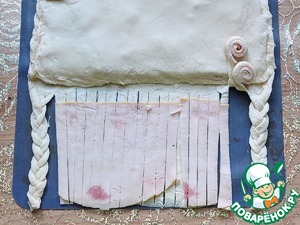 Пирог с ветчиной и творожным сыром Пирог с ветчиной и творожным сыром