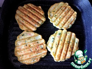 Оладьи-гриль с припёком Оладьи-гриль с припёком