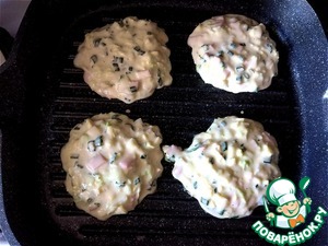 Оладьи-гриль с припёком Оладьи-гриль с припёком