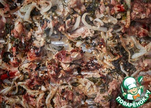 Баранина на углях с мятой