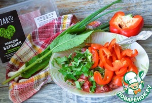 Баранина жареная с перцем Баранина жареная с перцем