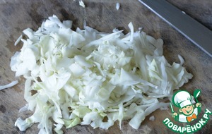 Ленивые пирожки с индейкой и капустой