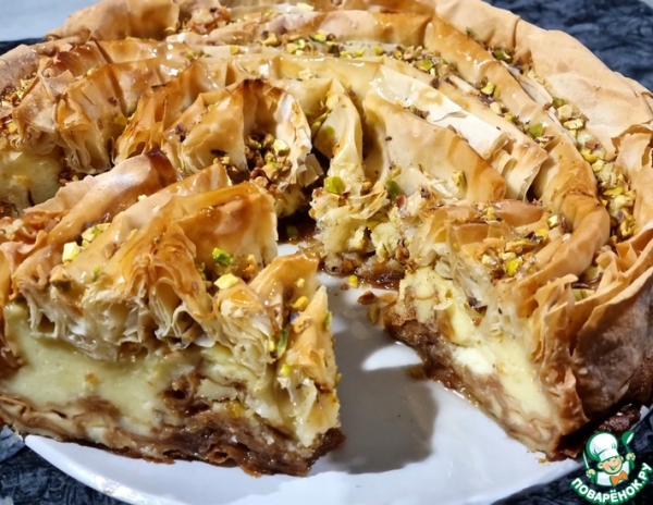 Чизкейк с фисташками