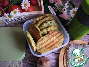 Оладьи-гриль с припёком Оладьи-гриль с припёком