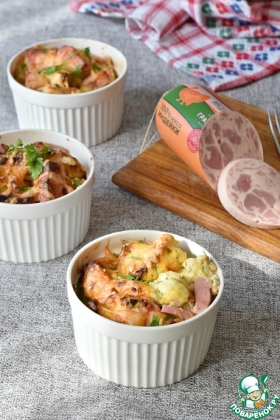 Хлебный пудинг с колбасой "Индилайт" Хлебный пудинг с колбасой "Индилайт"