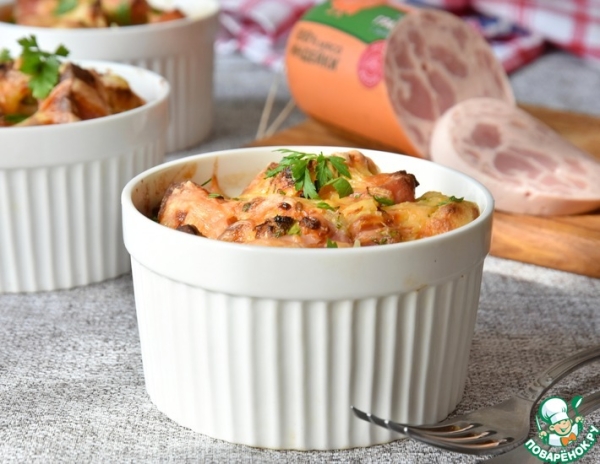 Хлебный пудинг с колбасой "Индилайт" Хлебный пудинг с колбасой "Индилайт"