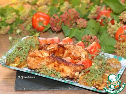 Индейка в соусе &laquo;копчёный техасец&raquo;