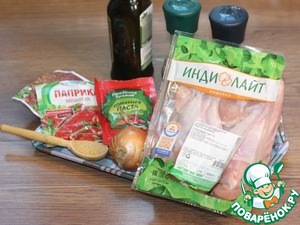 Индейка в соусе &laquo;копчёный техасец&raquo;