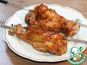 Индюшачьи шашлычки Сатай с арахисовым соусом