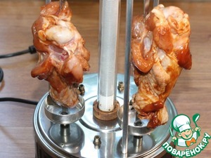 Индюшачьи шашлычки Сатай с арахисовым соусом