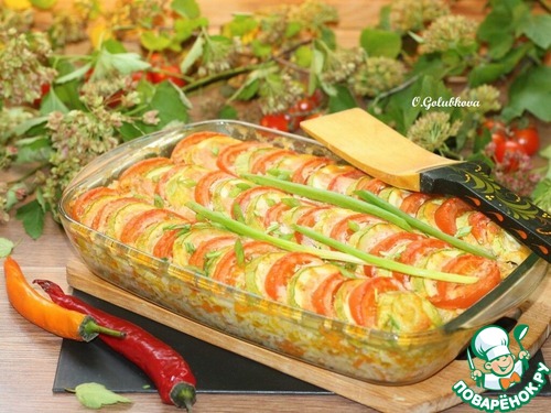 Кабачки, запечённые с фаршем индейки Кабачки, запечённые с фаршем индейки