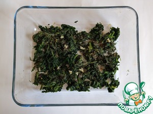 Кармашки из лосося со шпинатом