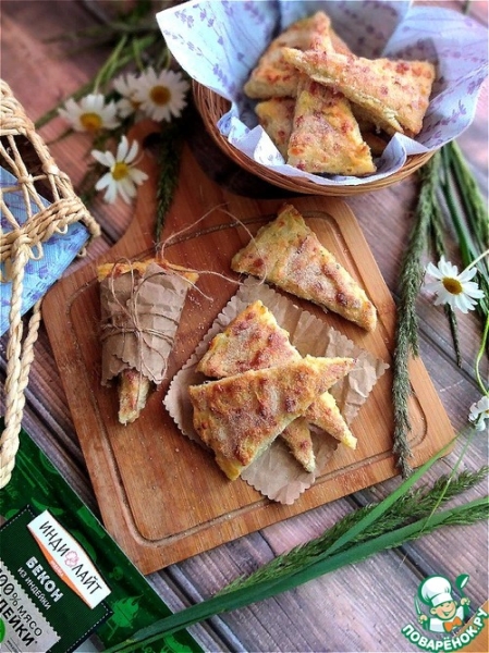 Картофельные ломтики с беконом