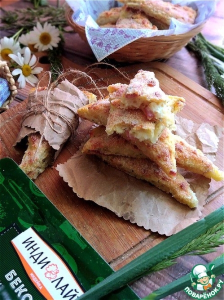 Картофельные ломтики с беконом