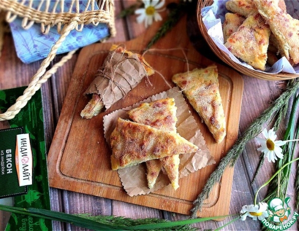 Картофельные ломтики с беконом