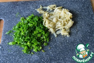 Картофельный салат с запепчённой индейкой