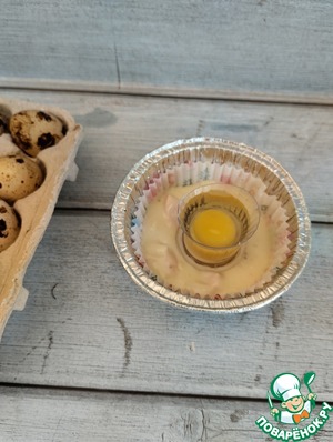 Кексы закусочные с начинкой Кексы закусочные с начинкой