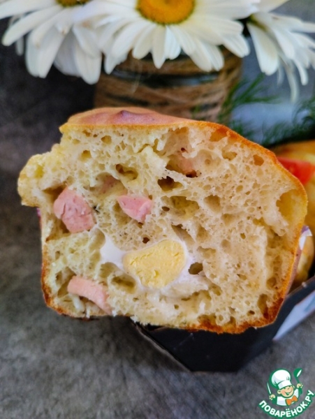 Кексы закусочные с начинкой Кексы закусочные с начинкой