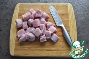 Кокосовые шашлычки из индейки