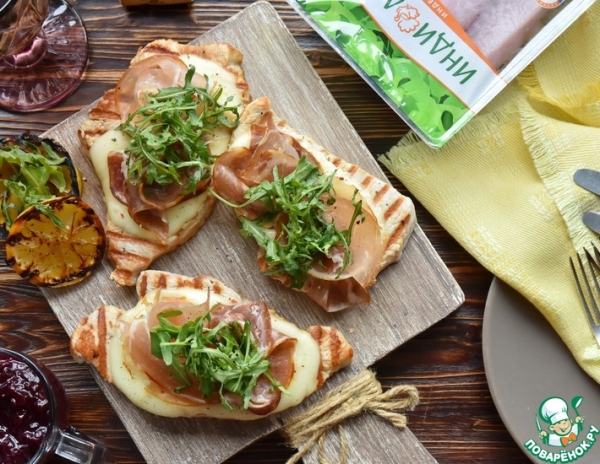 "Кордон блю " из индейки гриль "Кордон блю " из индейки гриль