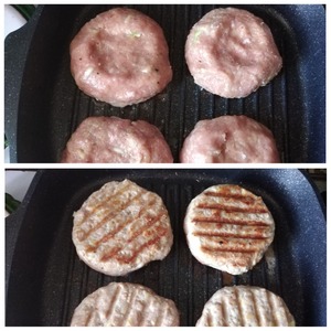 Котлеты из индейки к запечённым овощам