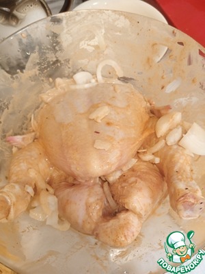 Курица по-итальянски с сыром чеддар Курица по-итальянски с сыром чеддар