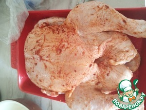 Курица по-итальянски с сыром чеддар Курица по-итальянски с сыром чеддар