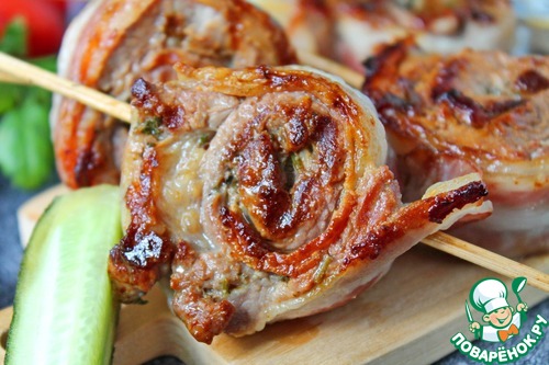 "Леденцы" на палочке из индейки "Леденцы" на палочке из индейки