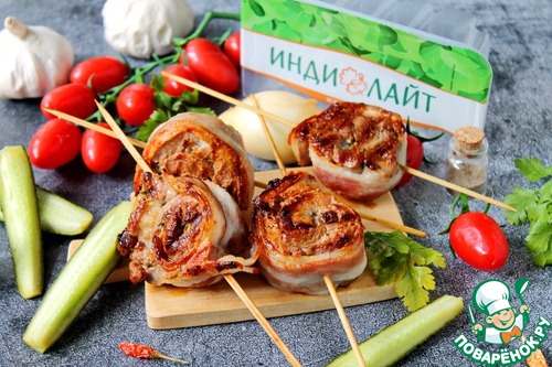 "Леденцы" на палочке из индейки "Леденцы" на палочке из индейки