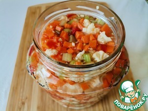 Маринованные овощи "Жардиньера"к натуральным котлетам