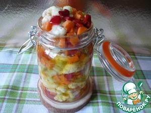 Маринованные овощи "Жардиньера"к натуральным котлетам