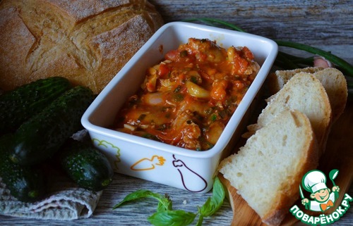 Мини-купаты с томатами и чесноком