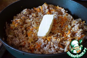 Мясной микс-рийет с жареными овощами Мясной микс-рийет с жареными овощами