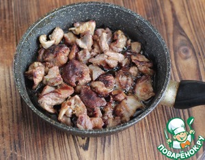 Мясо молодого барашка с нутом