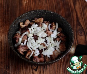 Мясо молодого барашка с нутом