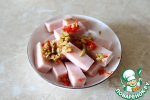 Острая буженина в пряном кляре