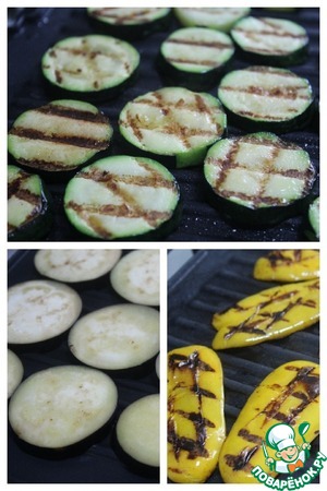 Овощи-гриль в остром соусе