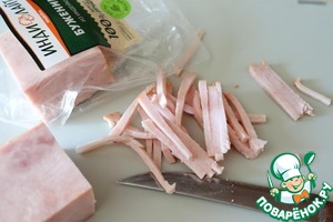 Овощной салат с бужениной