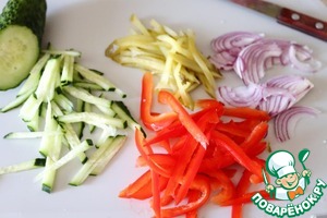 Овощной салат с бужениной