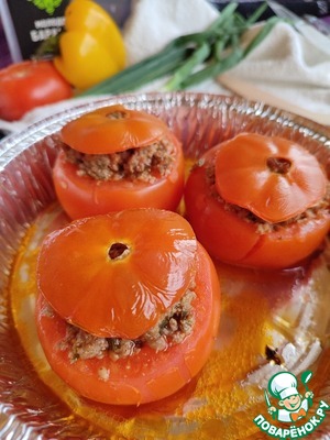 Помидоры, фаршированные бараниной Помидоры, фаршированные бараниной