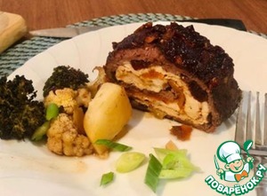 Рулет из мяса кенгуру и индейки Рулет из мяса кенгуру и индейки