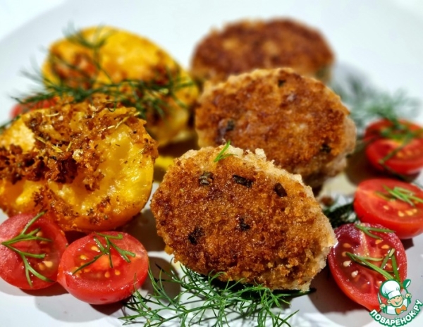 Рыбные котлеты из толстолобика Рыбные котлеты из толстолобика