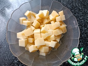 "Салат из черной чечевицы с тунцом."