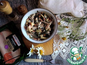 Салат из морской капусты с ветчиной Салат из морской капусты с ветчиной