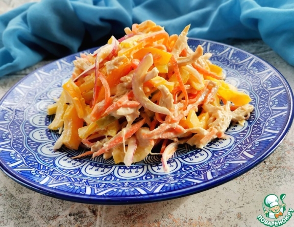 Салат "Янтарный край"