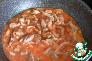 Салат "Лаззат" с индейкой и огурцами