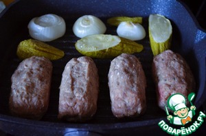 Салат-мангал с люля-кебаб из баранины