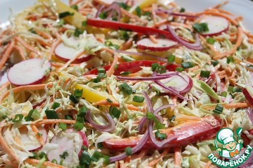 Салат "Овощной переполох" с индейкой Салат "Овощной переполох" с индейкой