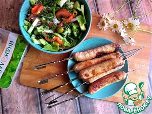 Салат "Вкусное лето" для купатов